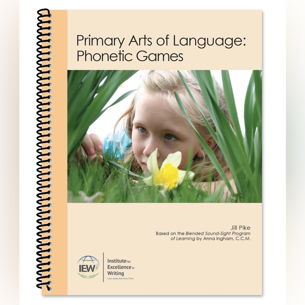NEW IEW Primary Arts of Language; Phonetic Games | homeschool curriculum